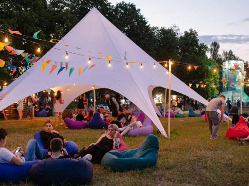 Тент Звезда 75 кв.м