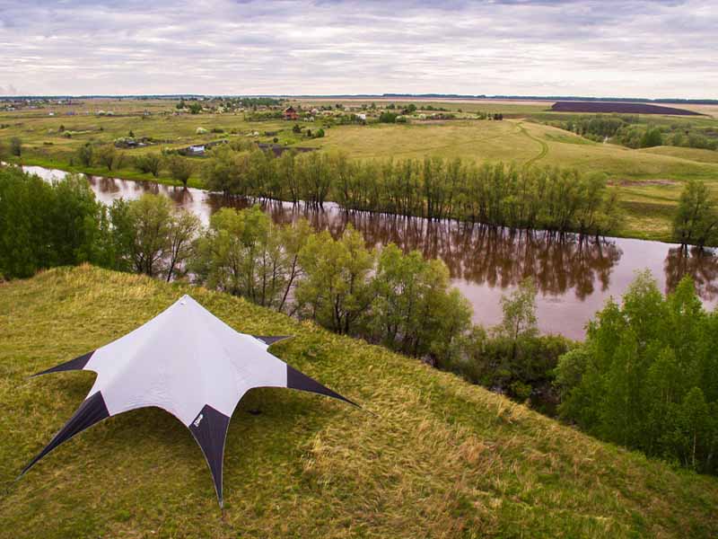 Тент Звезда 75 кв.м