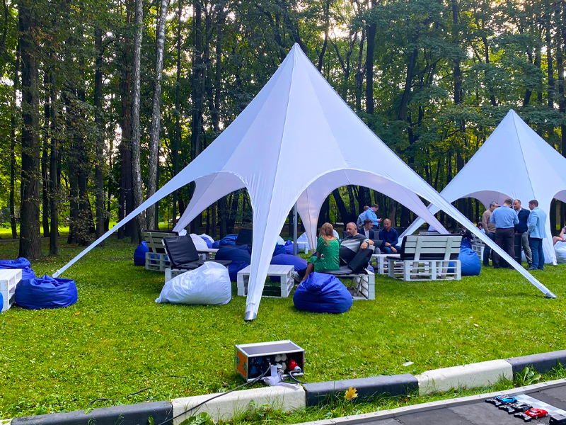 Тент Звезда 100 кв.м